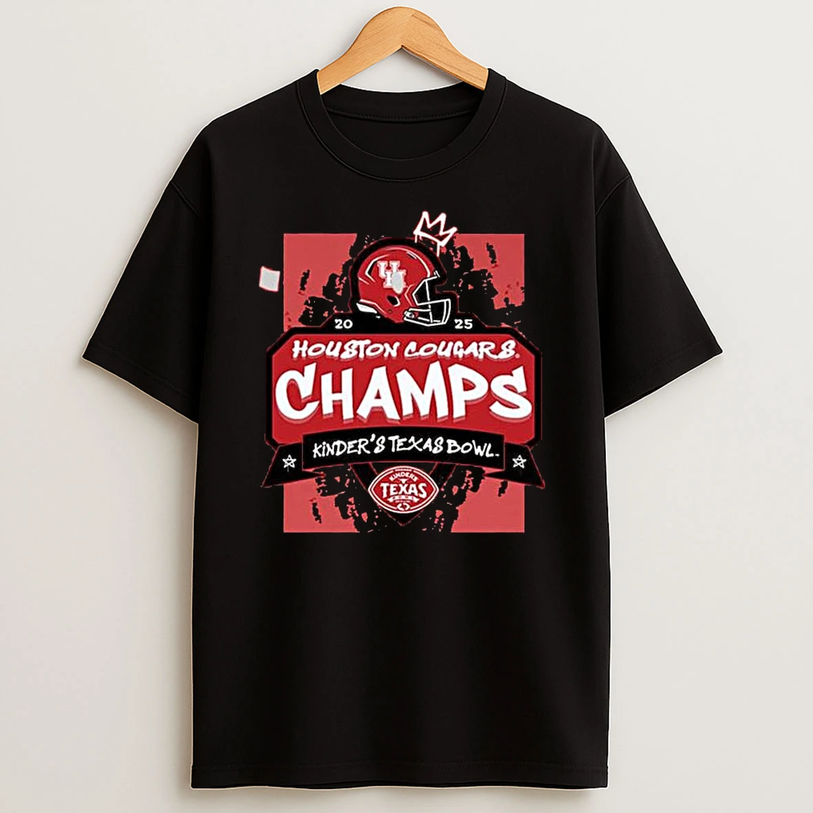 Houston Cougars Football 2025 Kinders Texas Bowl Champions Shirts