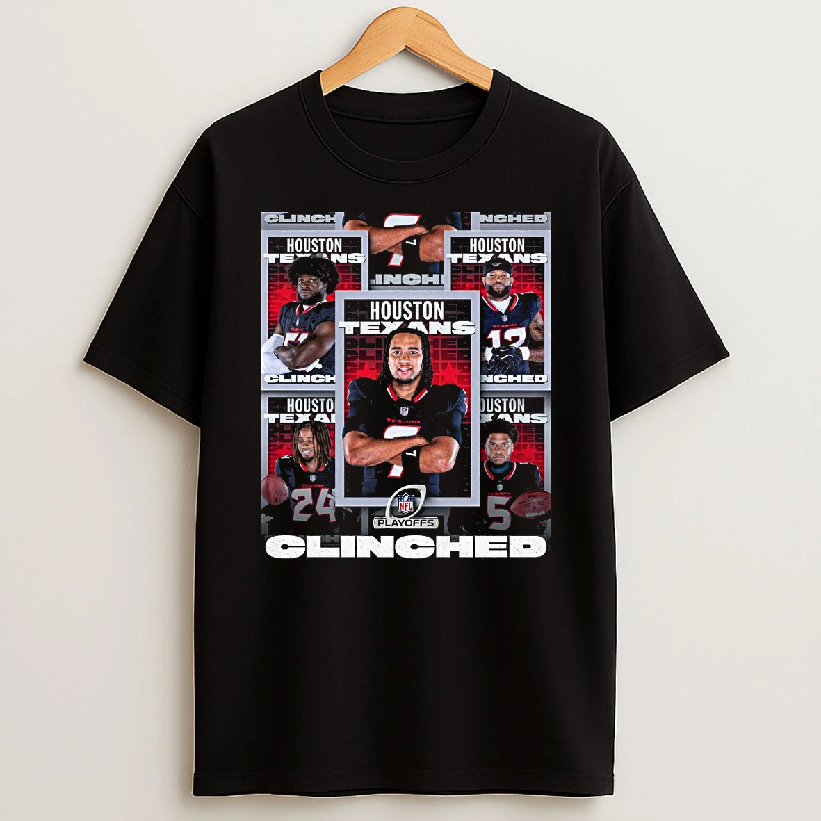 Houston Texans Clinched A Spot In The 2025 Nfl Playoff Shirts