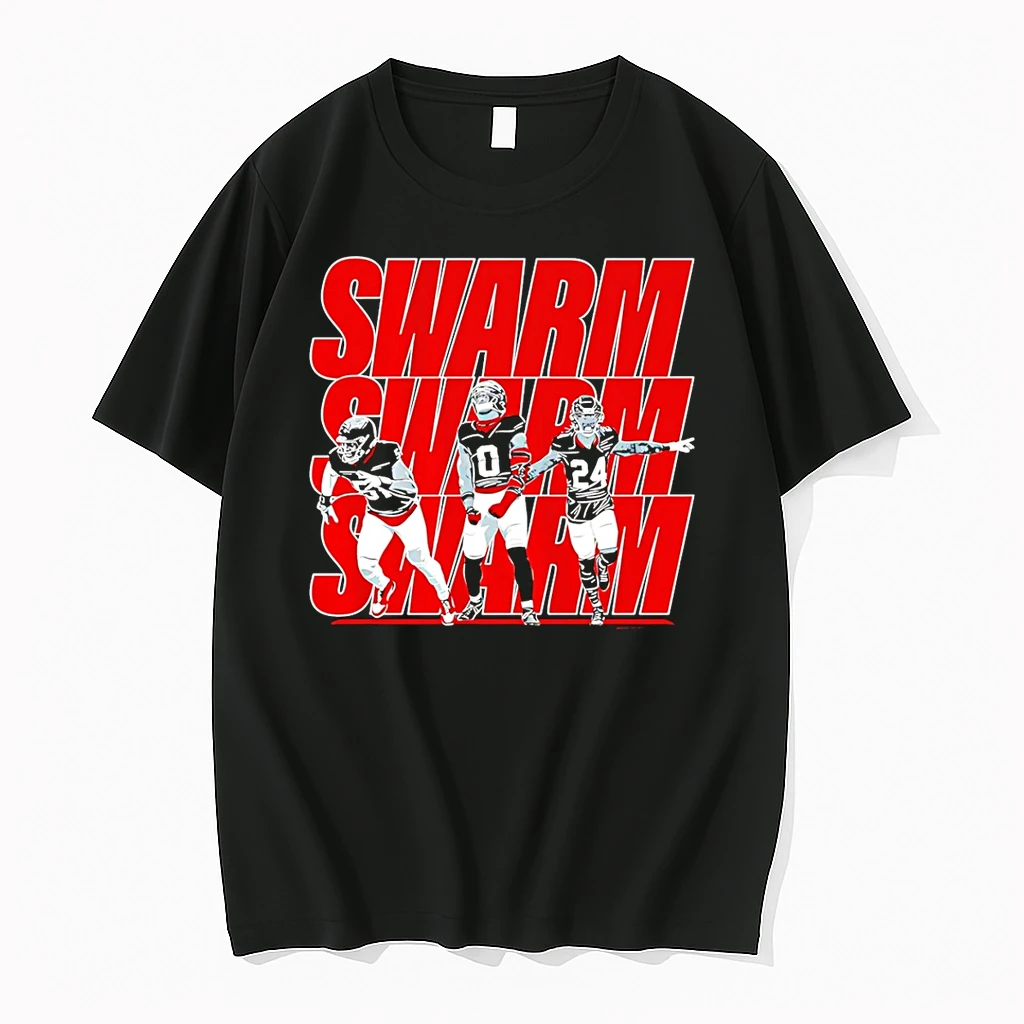 Houston Texans Will Anderson Jr Azeez Al Shaair Derek Stingley Jr Swarm Shirts