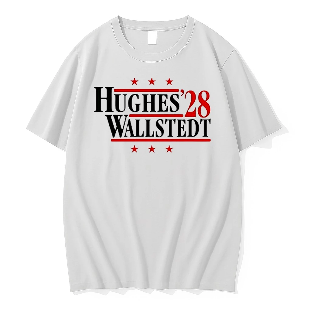 Hughes And Wallstedt 28 Minnesota Hockey Shirts