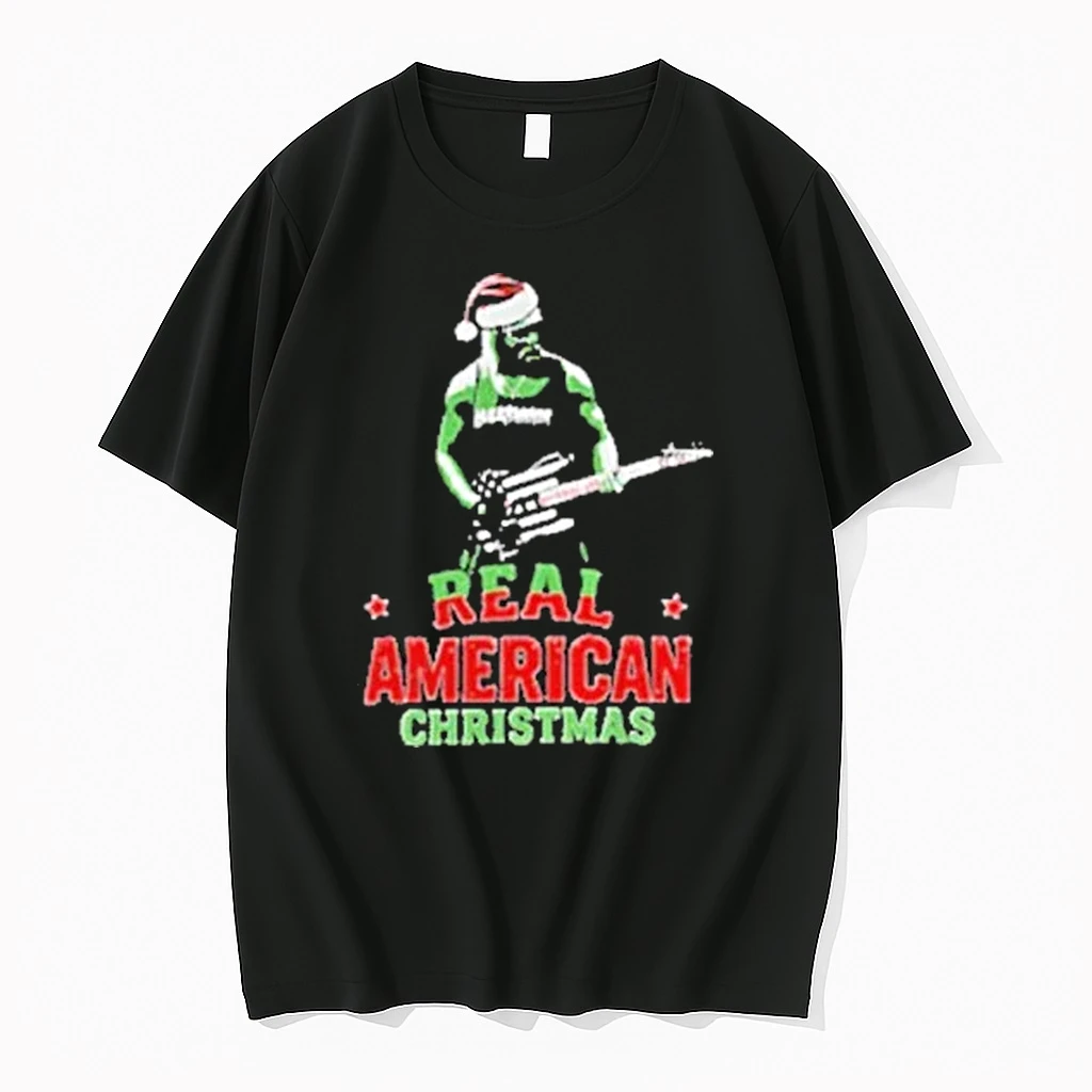 Hulk Hogan Santa Hat Real American Christmas Shirts