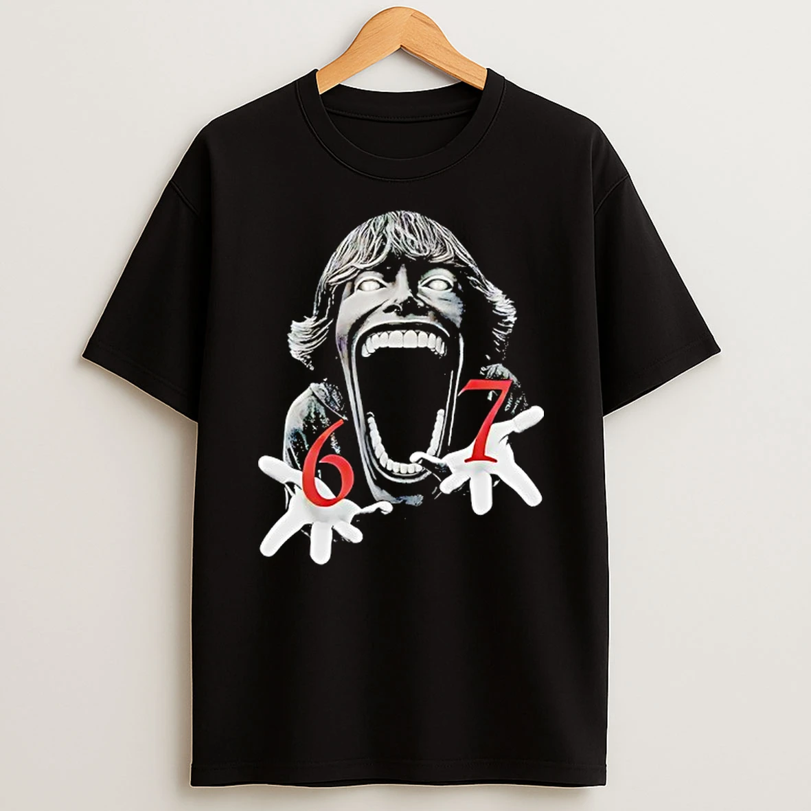 Humor Face In Scp 067 Six Seven 6 7 Meme Shirts