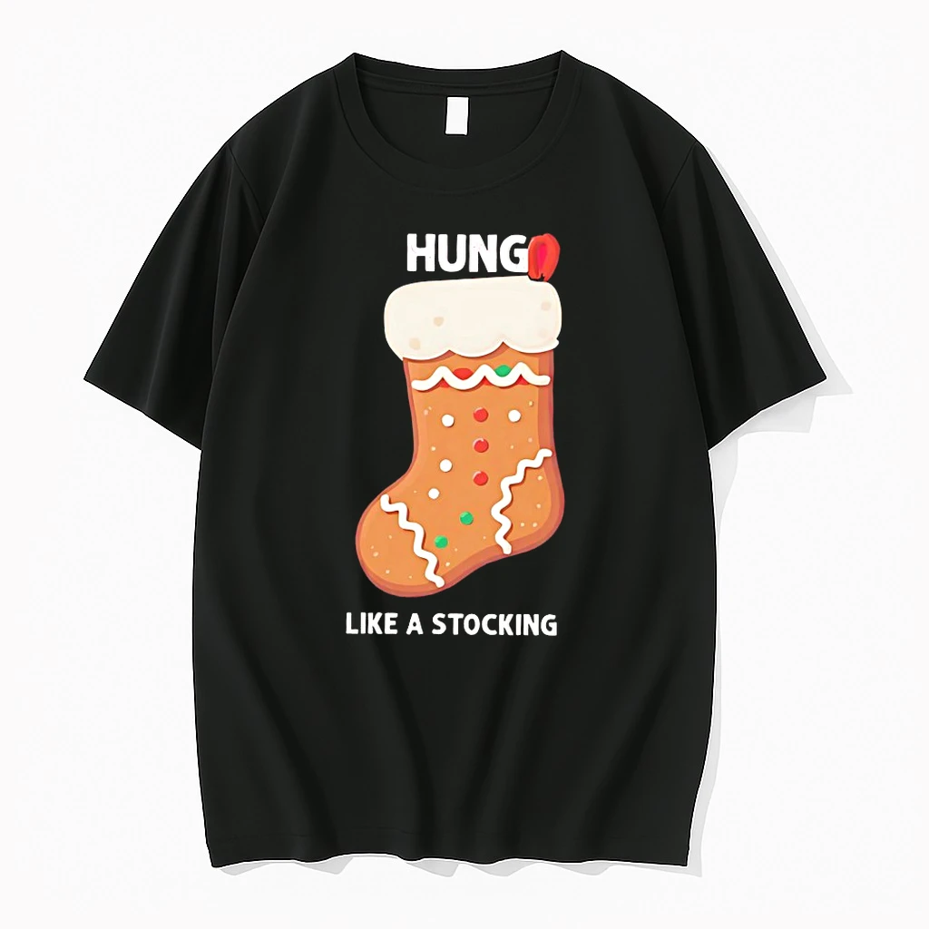 Hung Like A Stocking Christmas Shirts