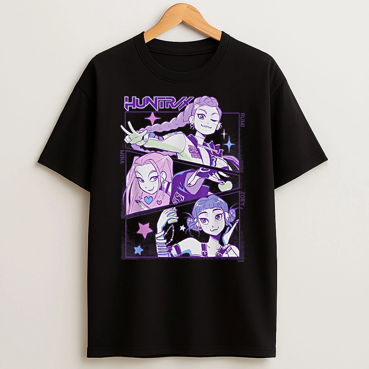 Huntrix Team Kpop Demon Hunters Shirts