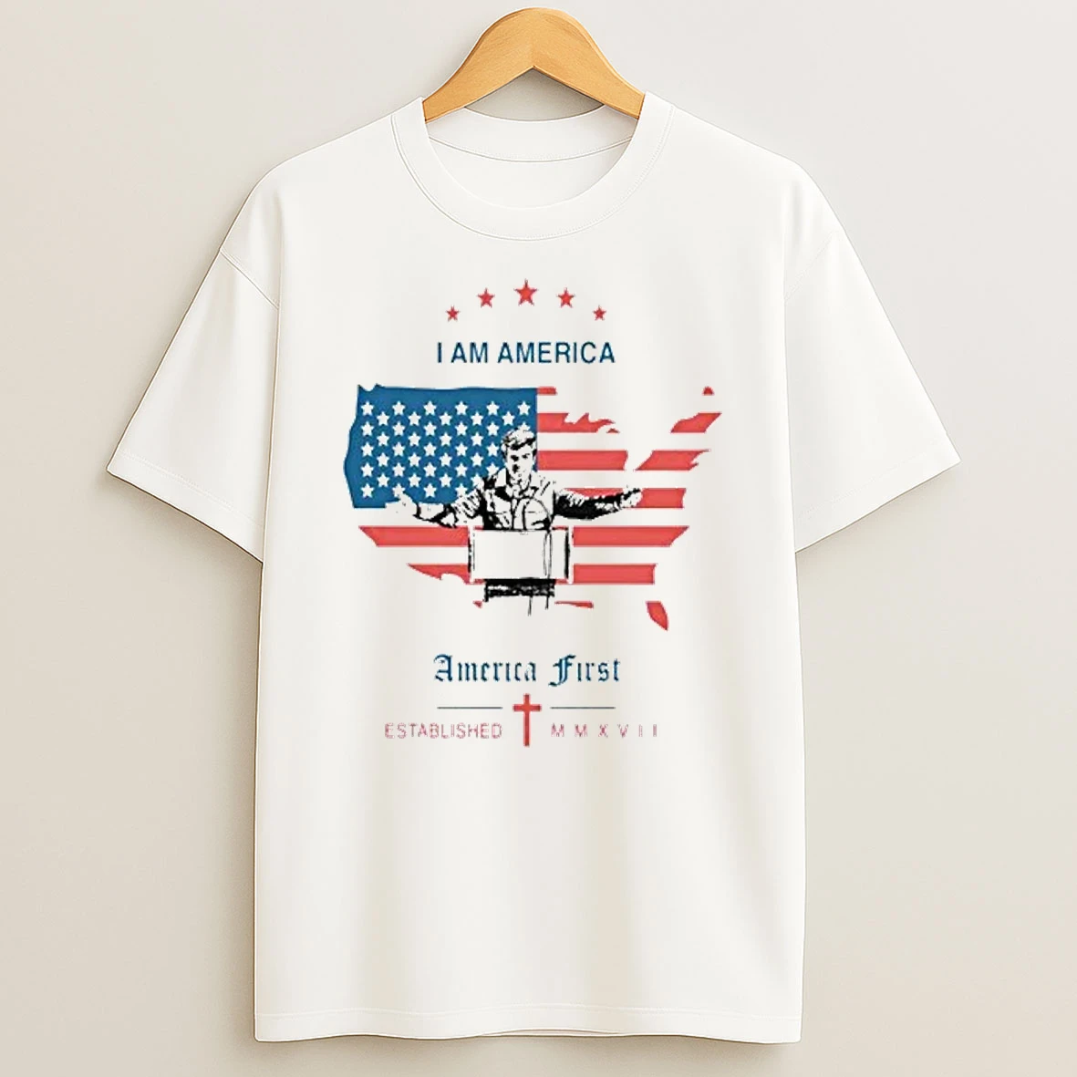 I Am America First Established Flag Tour 2025 Shirts