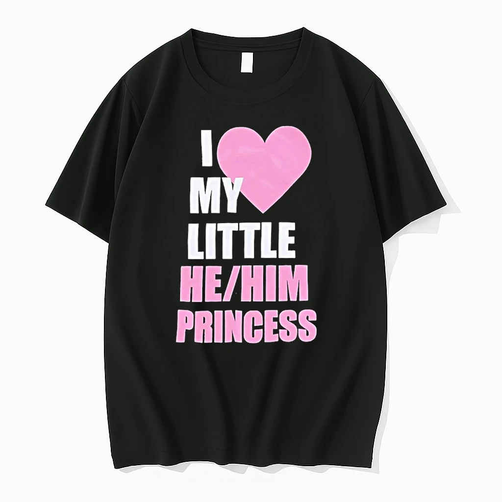 I Love My Little He Him Princess Pink In Heart Shirts