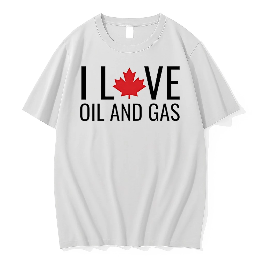 I Love Oil And Gas Canada Shirts