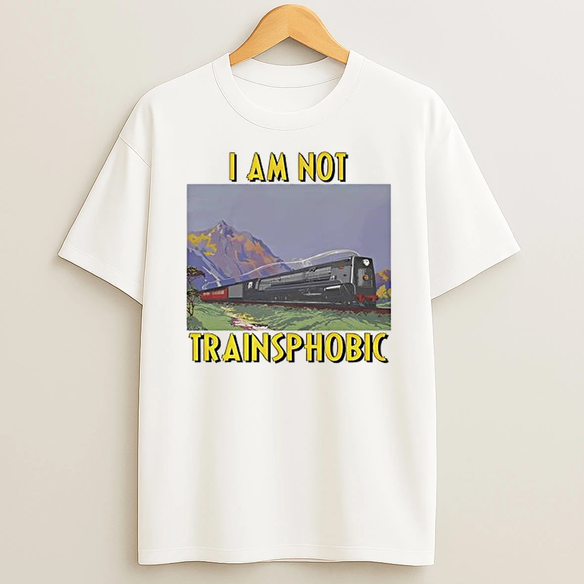 I Am Not Transphobic Photo Art Shirts