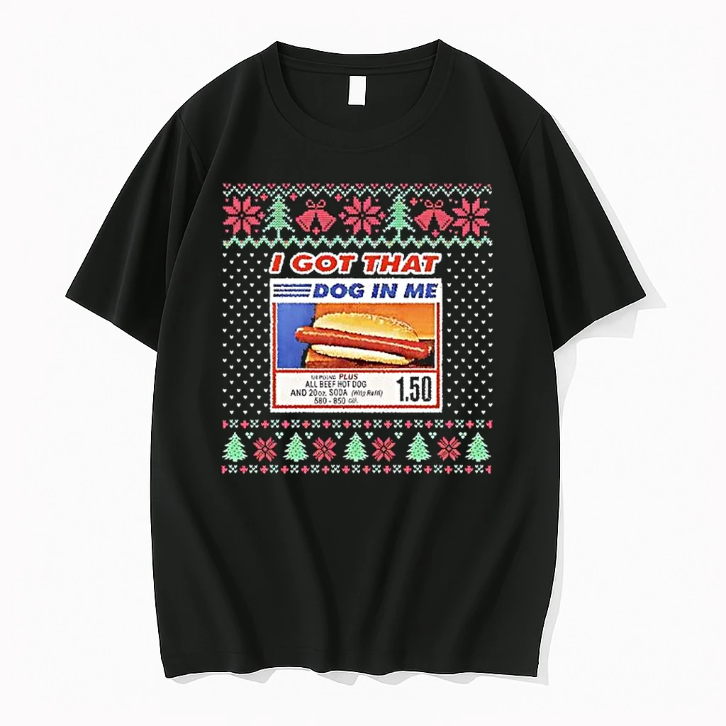 I Got That Dog In Me All Beef Hot Dog And 20oz Soda Christmas Ugly Shirts