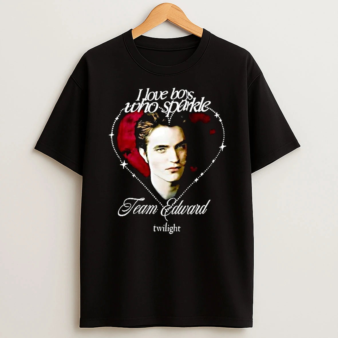 I Love Boys Who Sparkle Team Edward Twilight Shirts