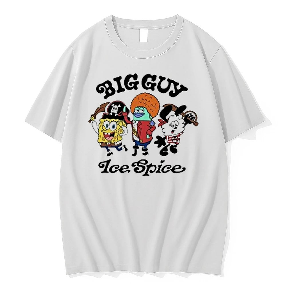 Ice Spice X Verdy X Spongebob Big Guy Shirts