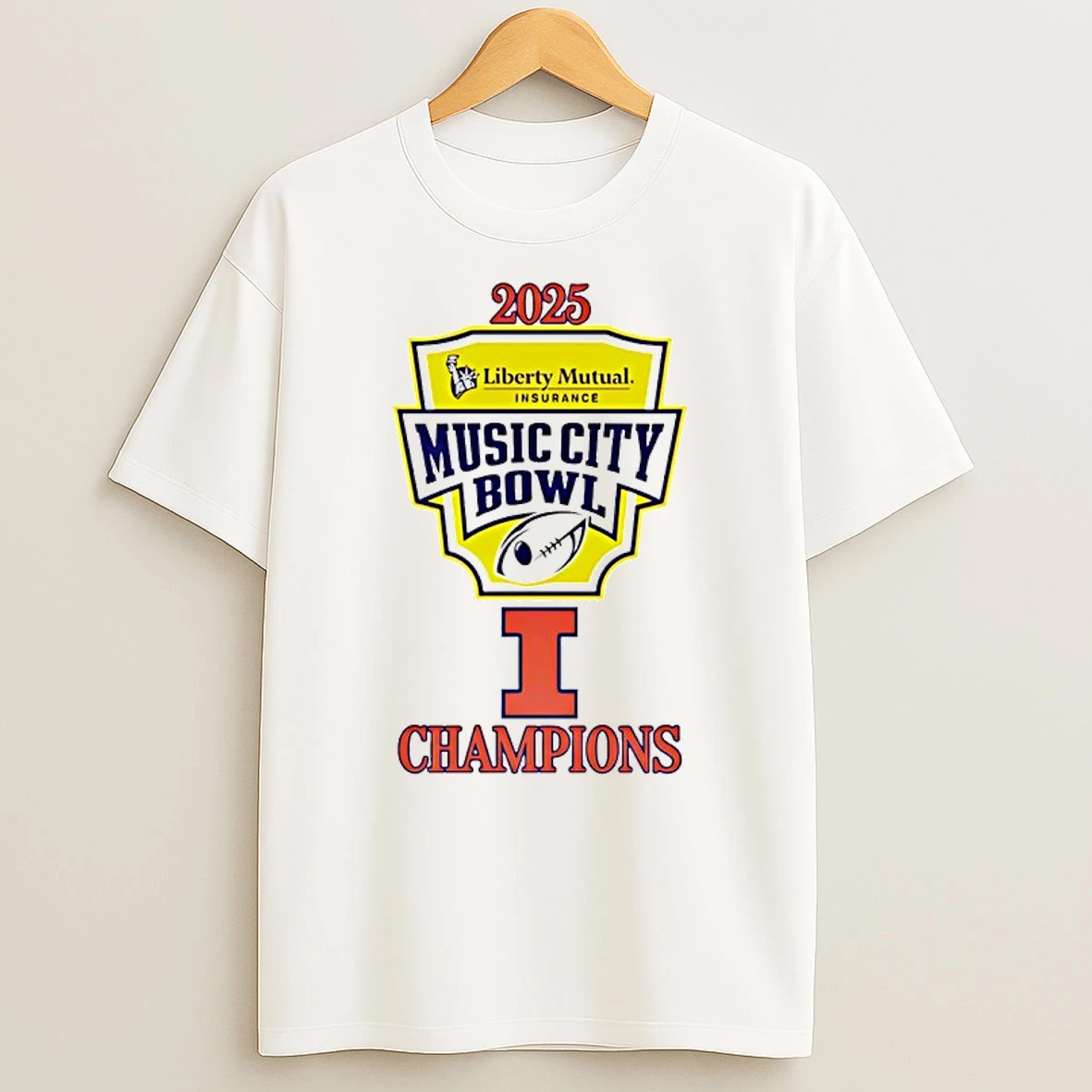 Illinois 2025 Music City Bowl Champions Shirts