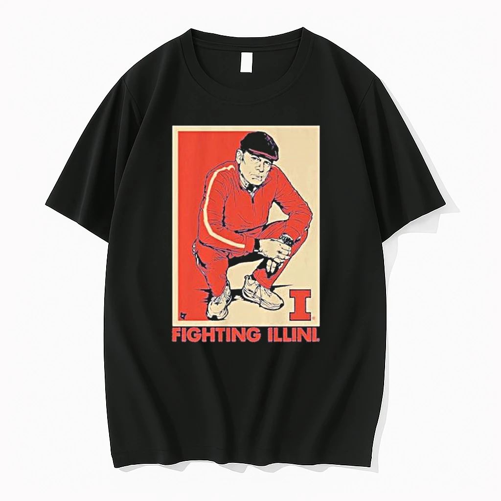 Illinois Basketball Track Suit Coach Underwood Shirts