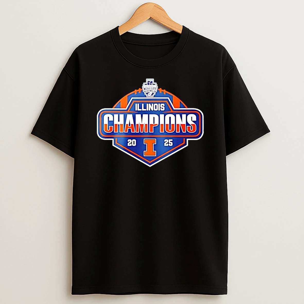 Illinois Fighting Illini Music City Bowl Champions 2025 Shirts