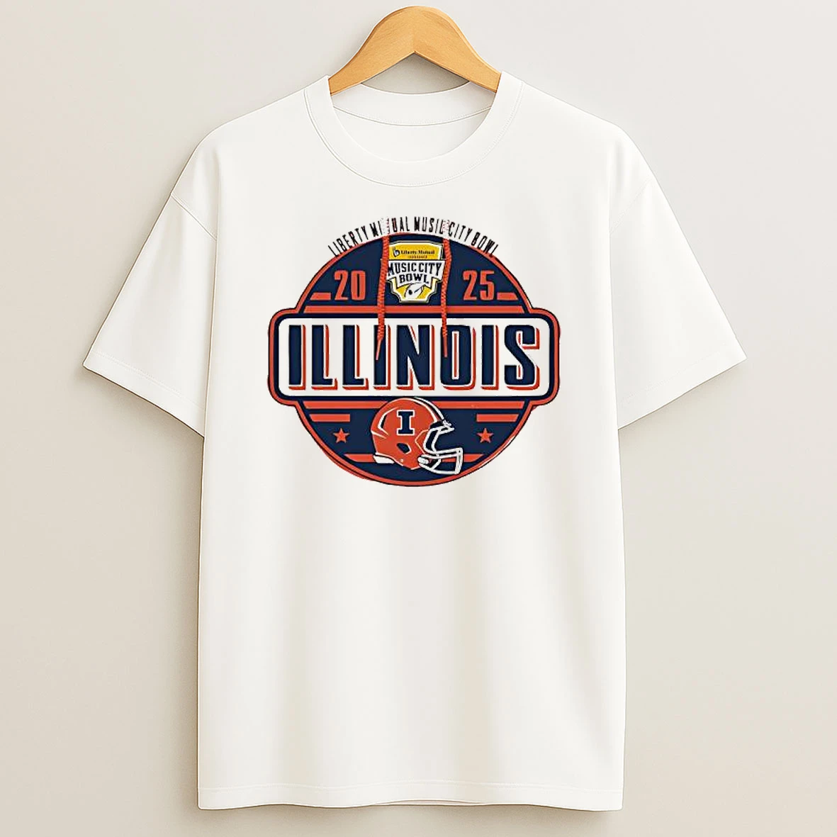 Illinois Football 2025 Liberty Music City Bowl Shirts