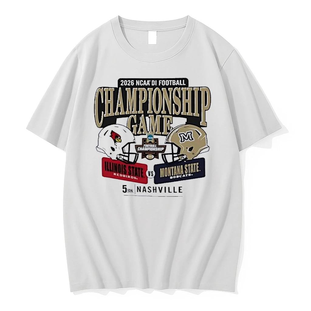 Illinois State Vs Montana State Fcs Di Football Championship Game Shirts