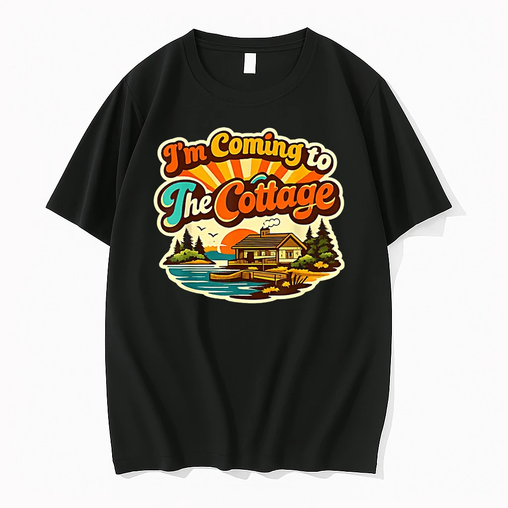 Im Coming To The Cottage Romance Hockey Coupl Shirts
