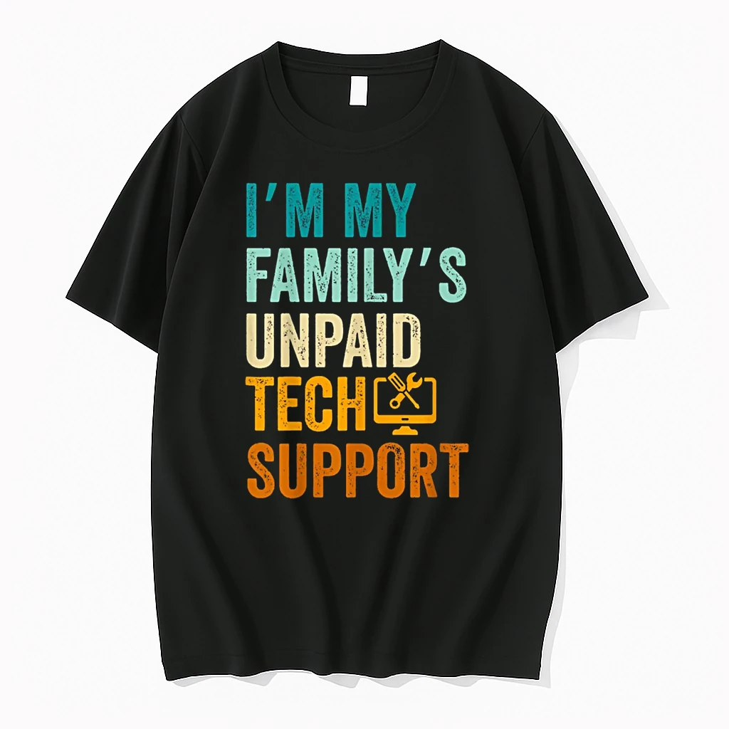 Im My Familys Unpaid Tech Support It Engineer Computer Nerd Shirts