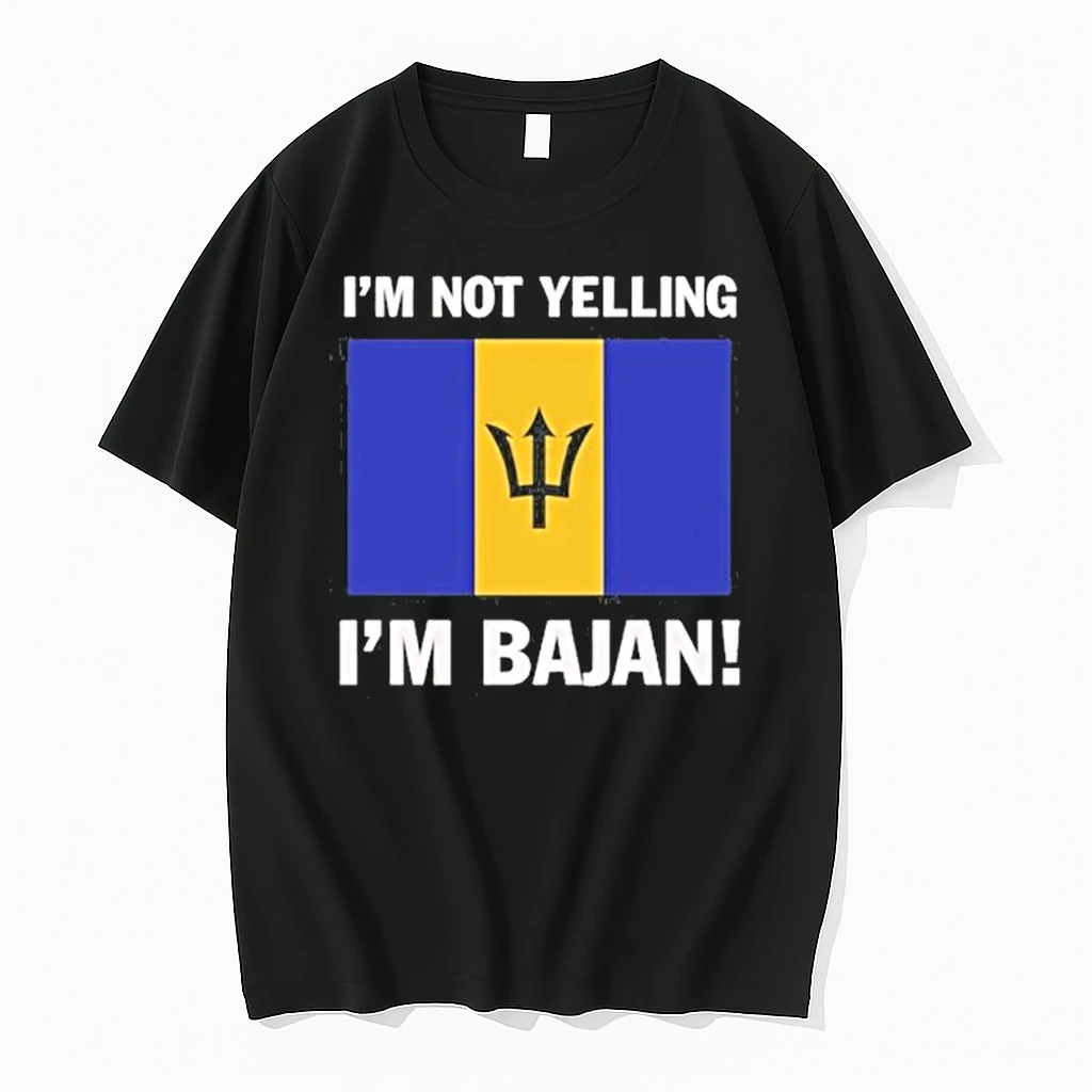 Im Not Yelling Im Bajan 2025 Flag Shirts