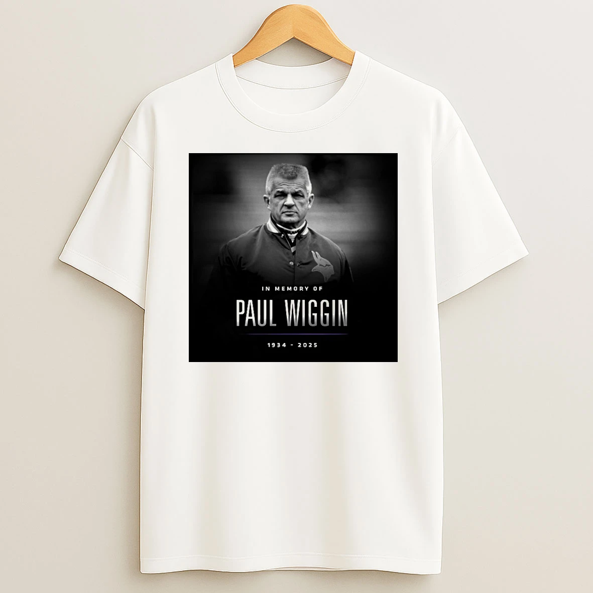 In Memory Of Paul Wiggin 1934 2025 Minnesota Vikings Shirts