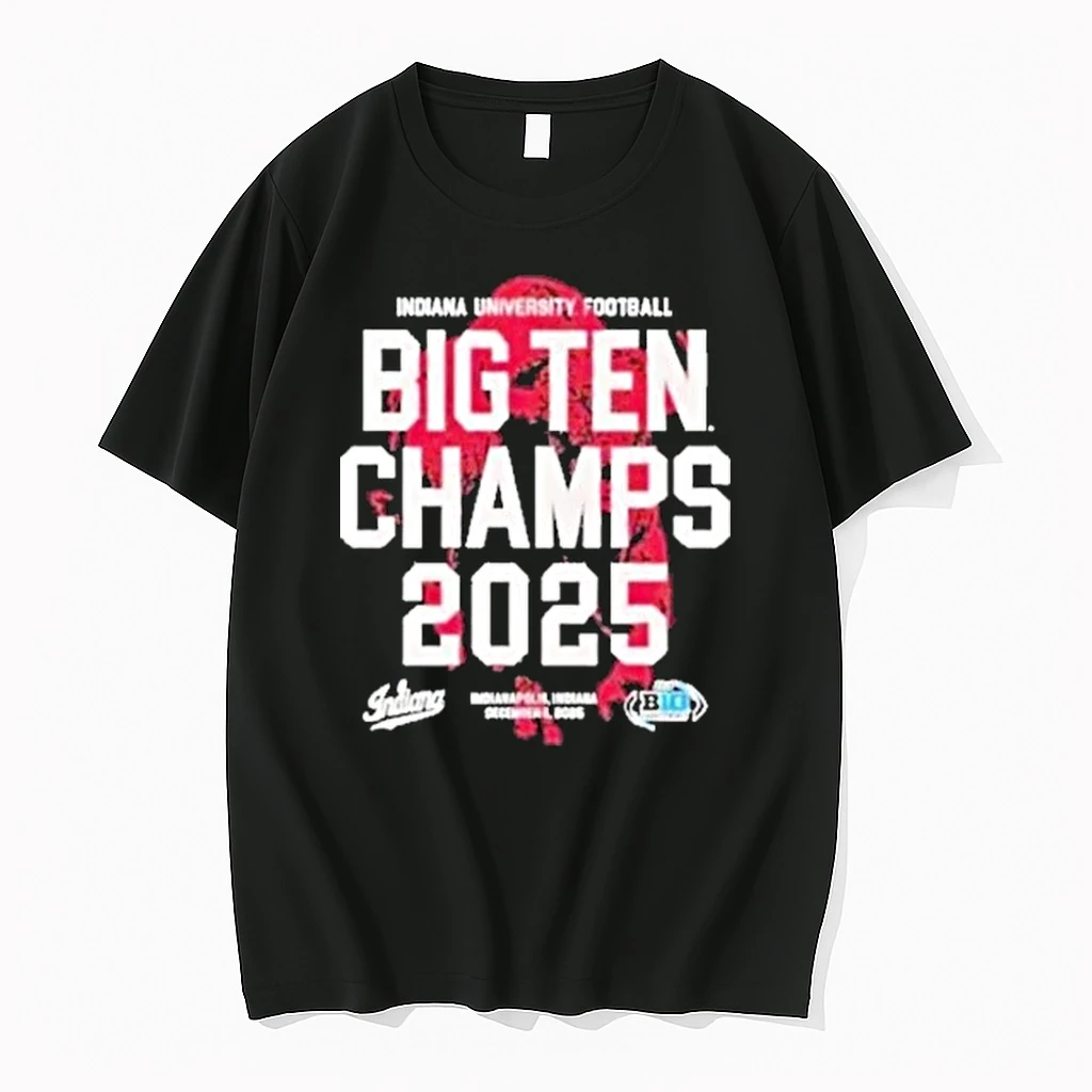 Indiana 2025 Big Ten Champs Bison Shirts