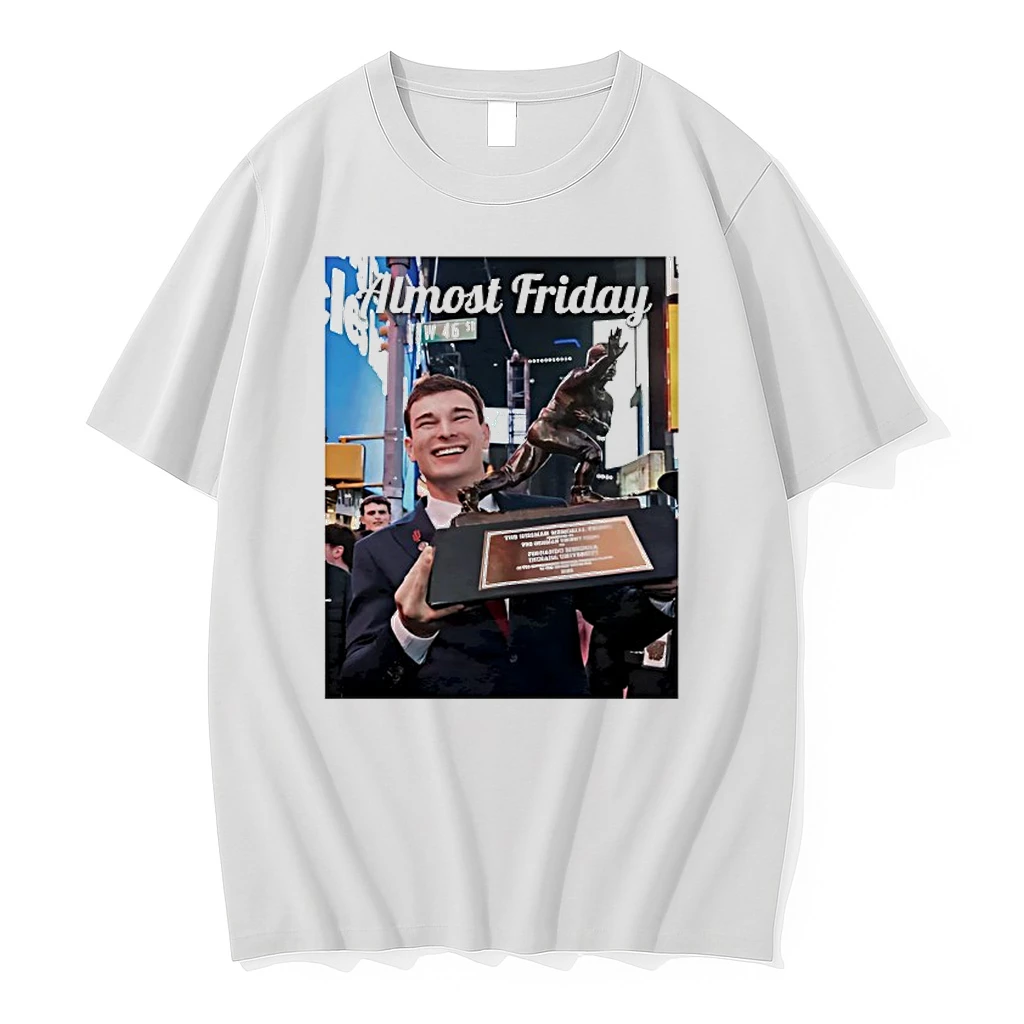 Indiana Fernando Mendoza Almost Friday Heismendoza Trophy Shirts