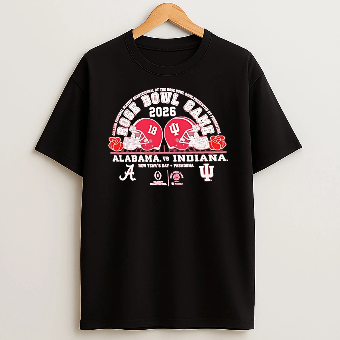 Indiana Football 2026 Rose Bowl Head To Head Vs Alabama Shirts