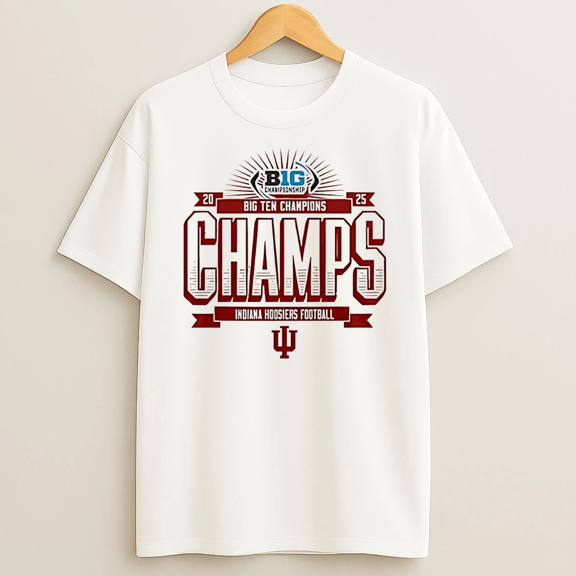 Indiana Football Big Ten Champions 2025 Shirts