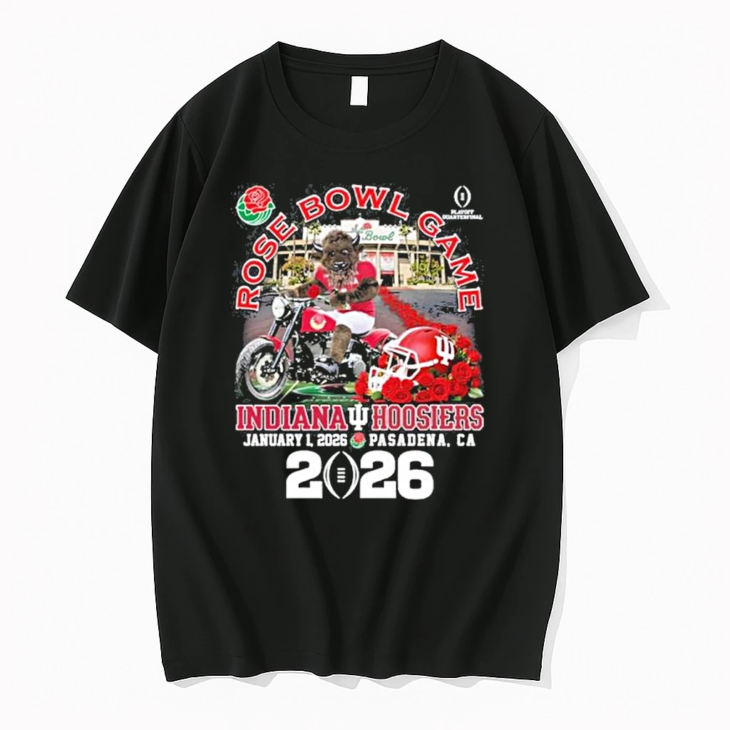 Indiana Football Mascot Rose Bowl 2026 Pasadena Ca Shirts