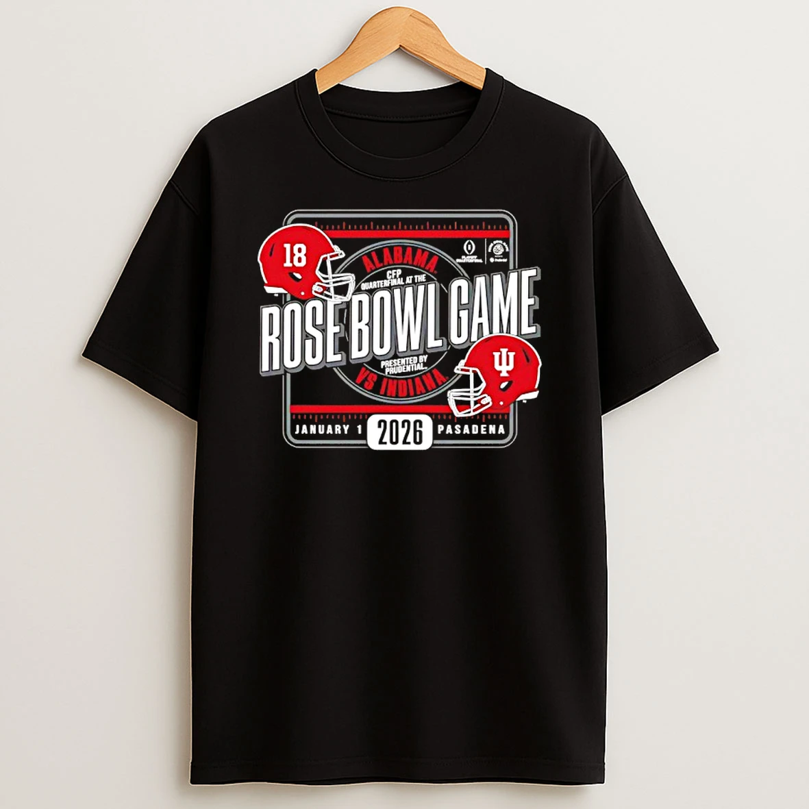 Indiana Football Vs Alabama 2026 Rose Bowl Game Head To Head Shirts