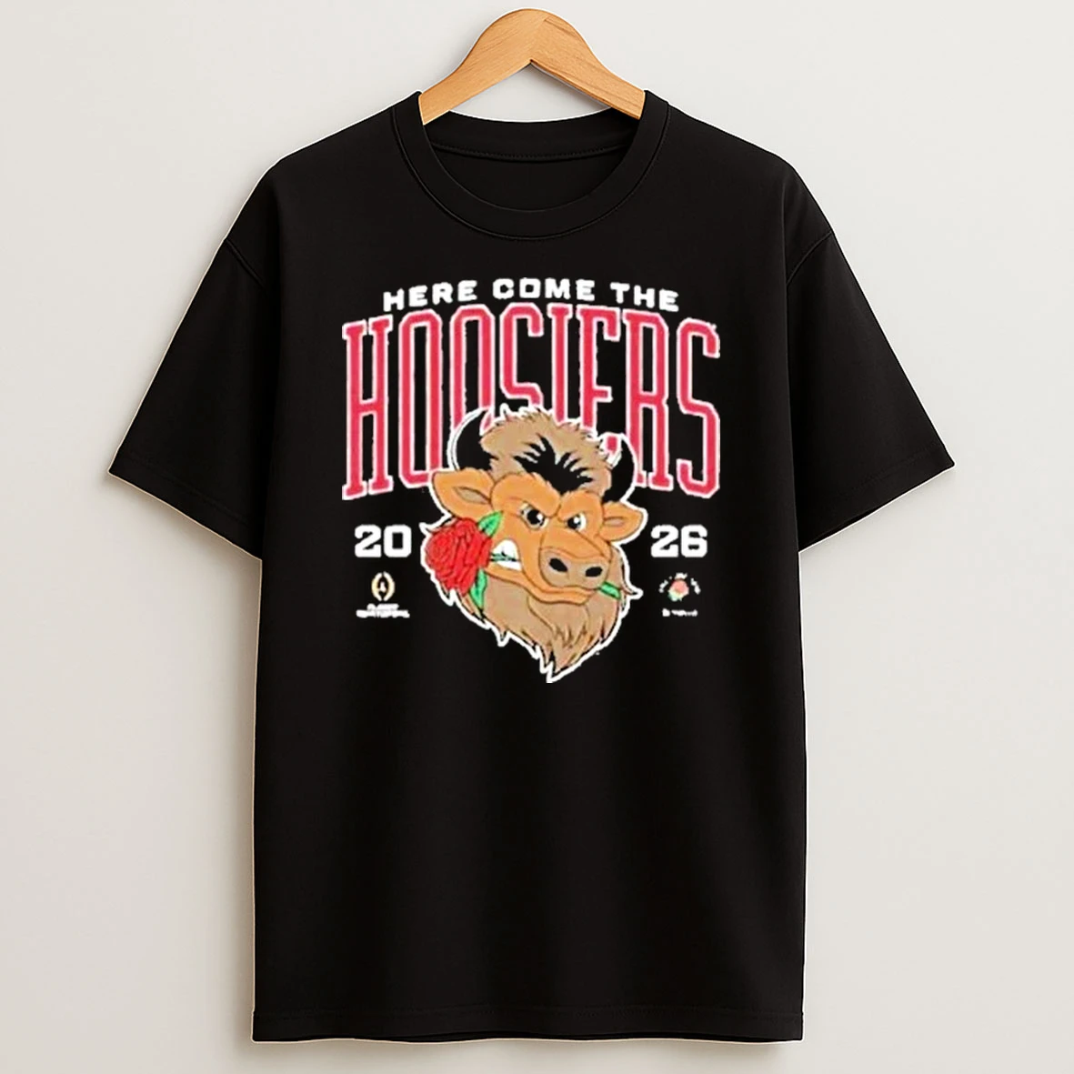 Indiana Here Come The Hoosiers 2026 Rose Bowl Game Shirts