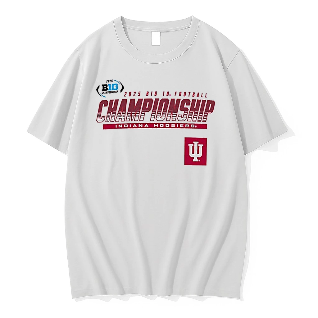 Indiana Hoosiers 2025 Big 10 Football Championship Bound Shirts