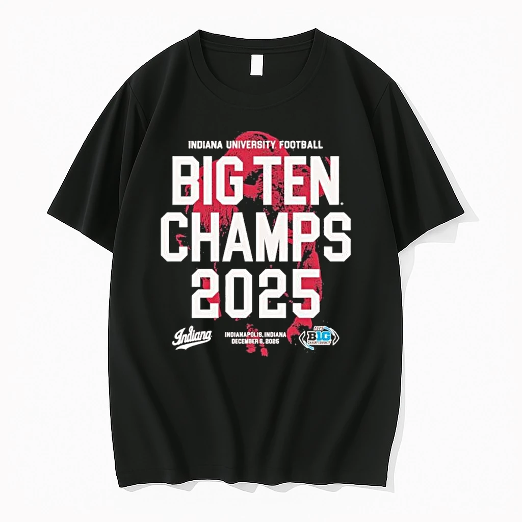 Indiana Hoosiers 2025 Big Ten Champs Bison Shirts