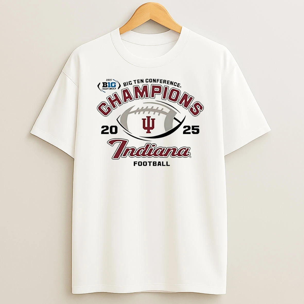 Indiana Hoosiers 2025 Big Ten Conference Champions Shirts