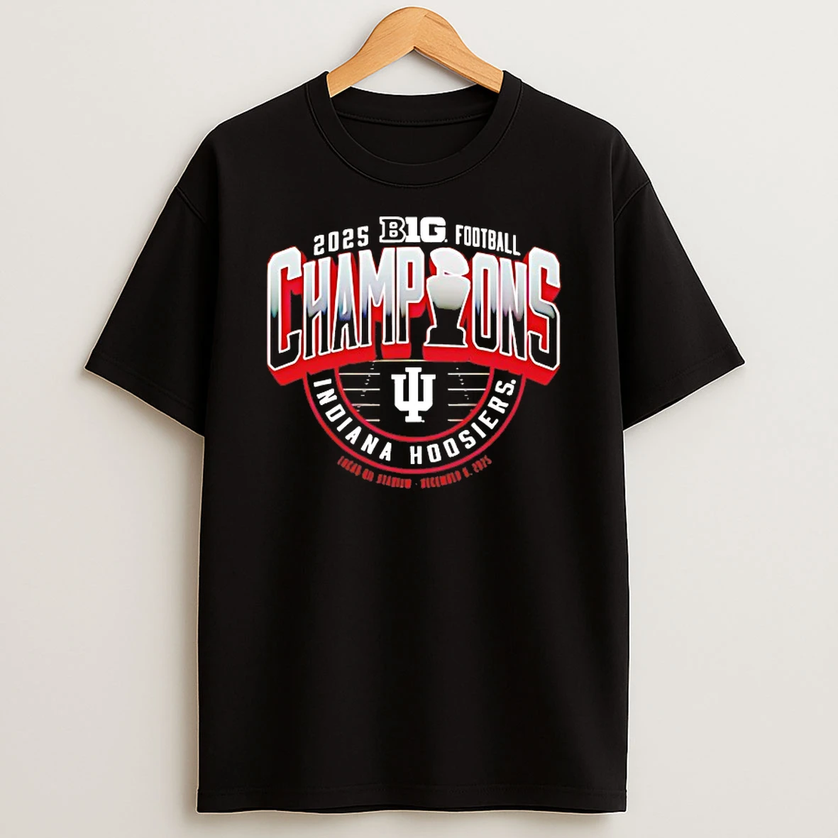 Indiana Hoosiers 2025 Big Ten Football Champions Shirts