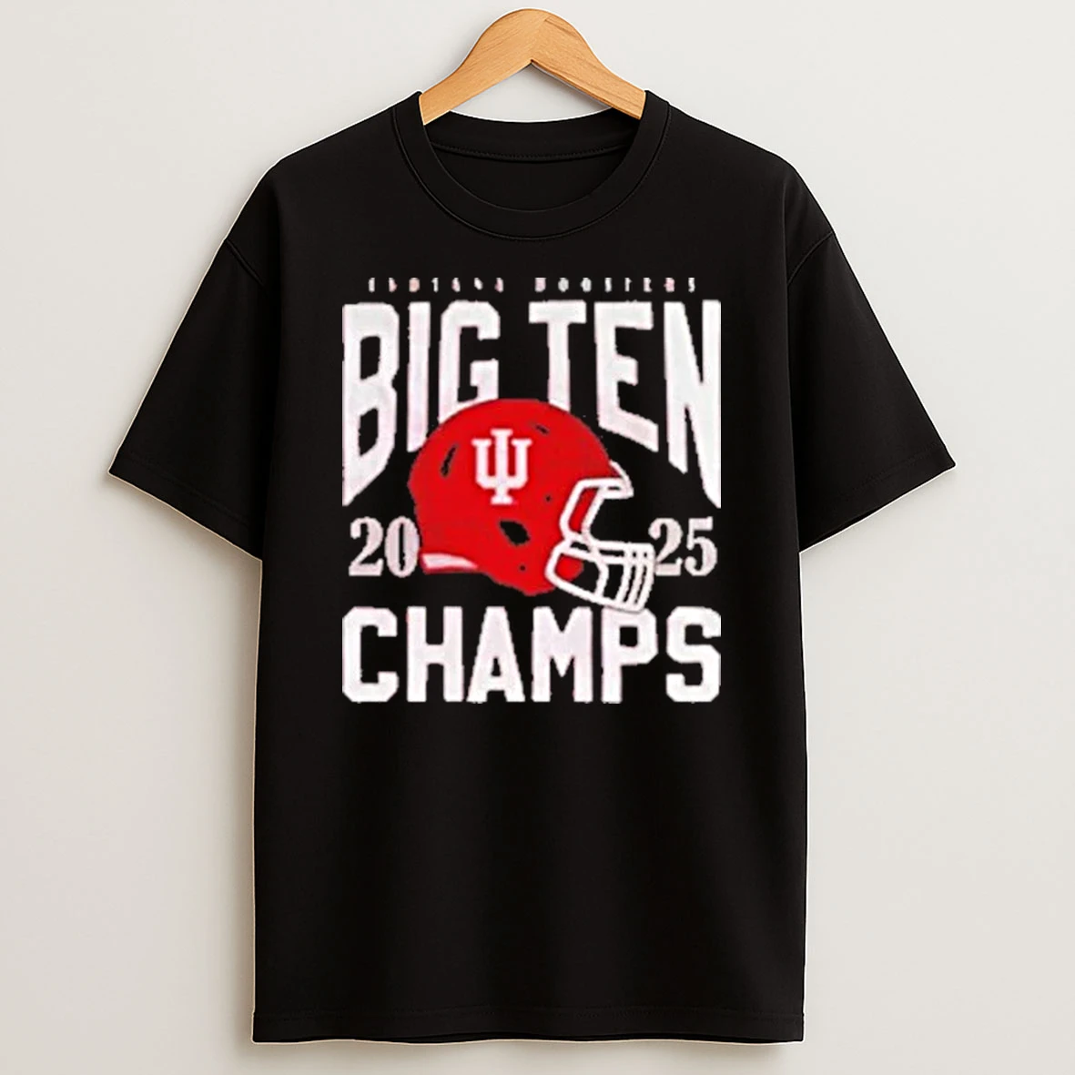 Indiana Hoosiers 2025 Big Ten Football Championship Helmet Shirts