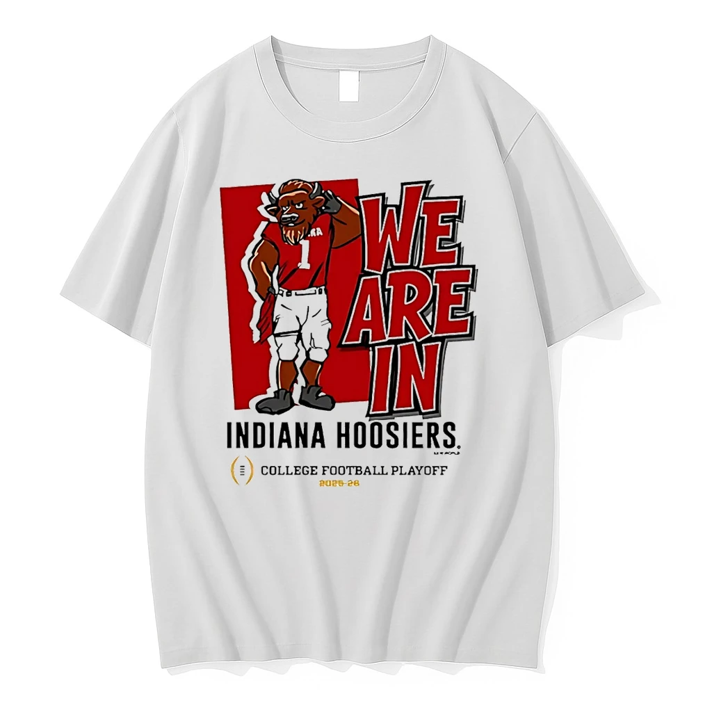 Indiana Hoosiers 2025 Cfp Bound We Are In Mascot Shirts