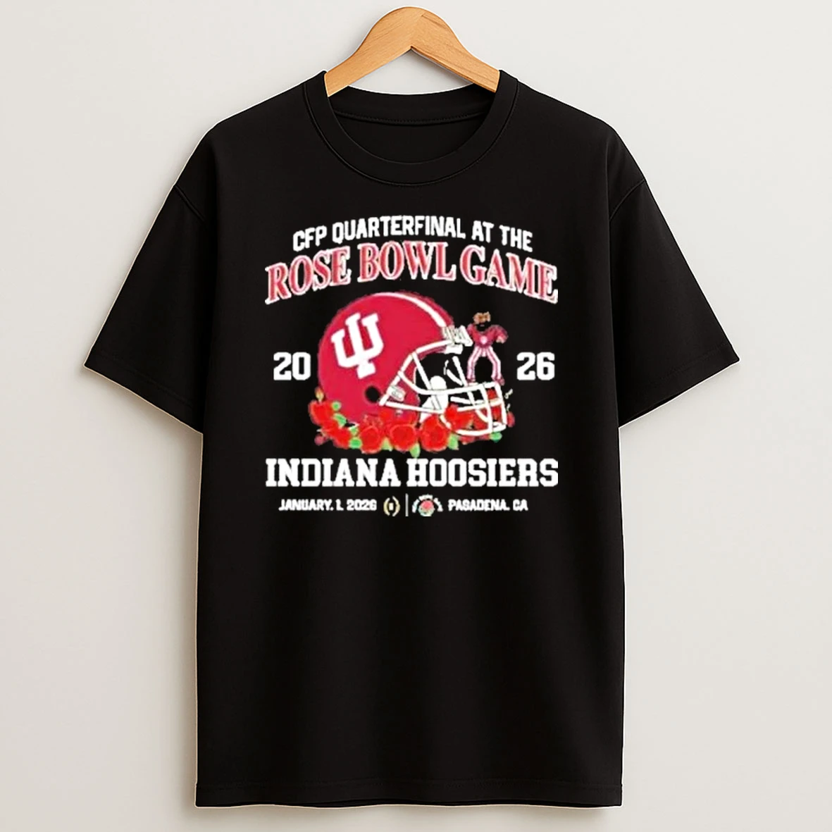 Indiana Hoosiers 2026 Cfp Quarterfinal At The Rose Bowl Game January 1 Shirts