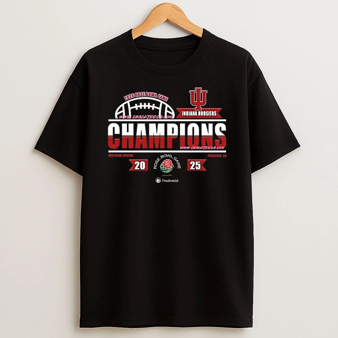 Indiana Hoosiers 2026 College Football Playoff Quarterfinal Rose Bowl Game Champions Locker Room Shirts