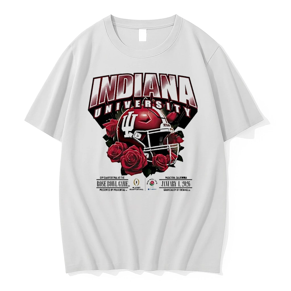 Indiana Hoosiers 2026 Rose Bowl Game Helmet Shirts