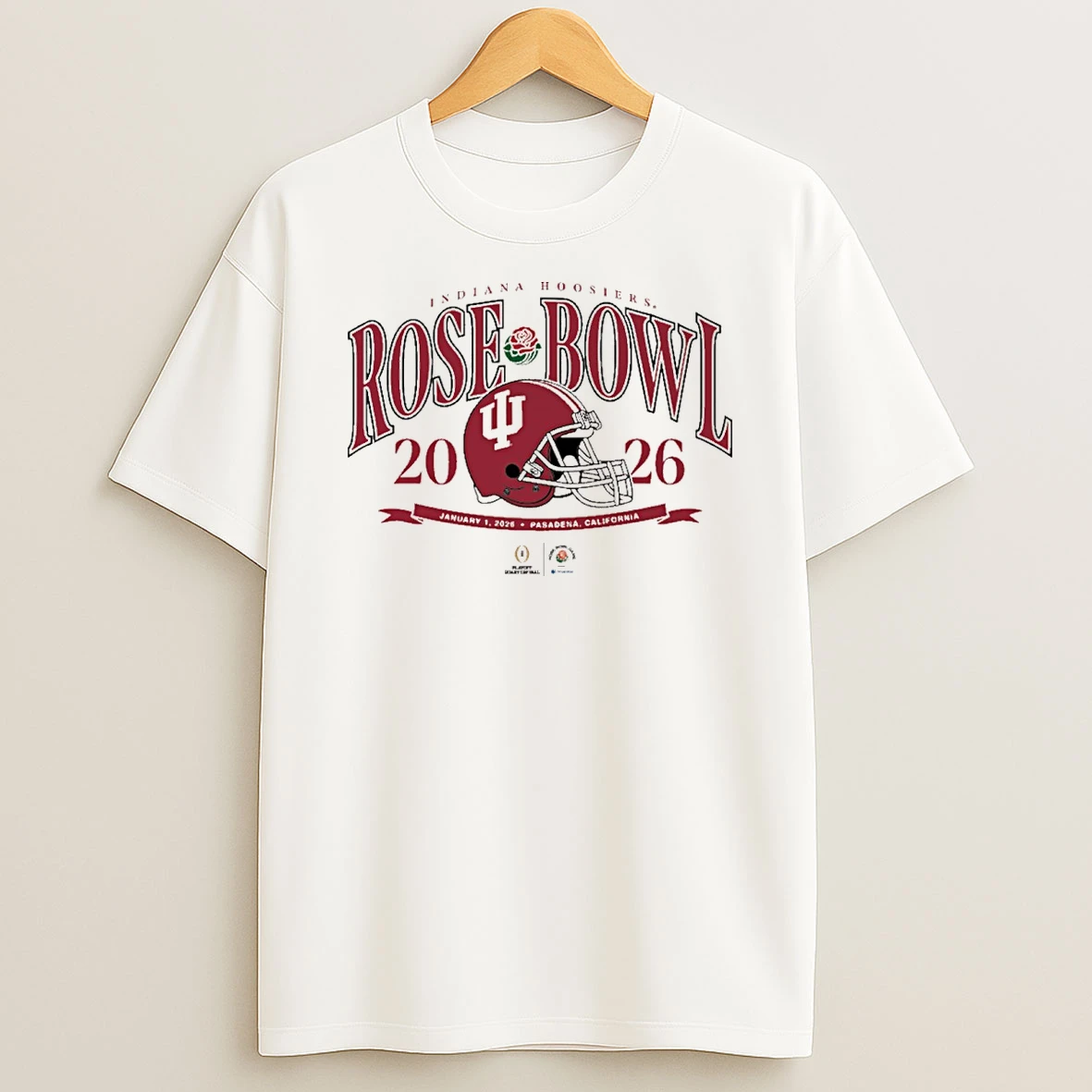 Indiana Hoosiers 2026 Rose Bowl January 1 2025 Pasadena California Shirts