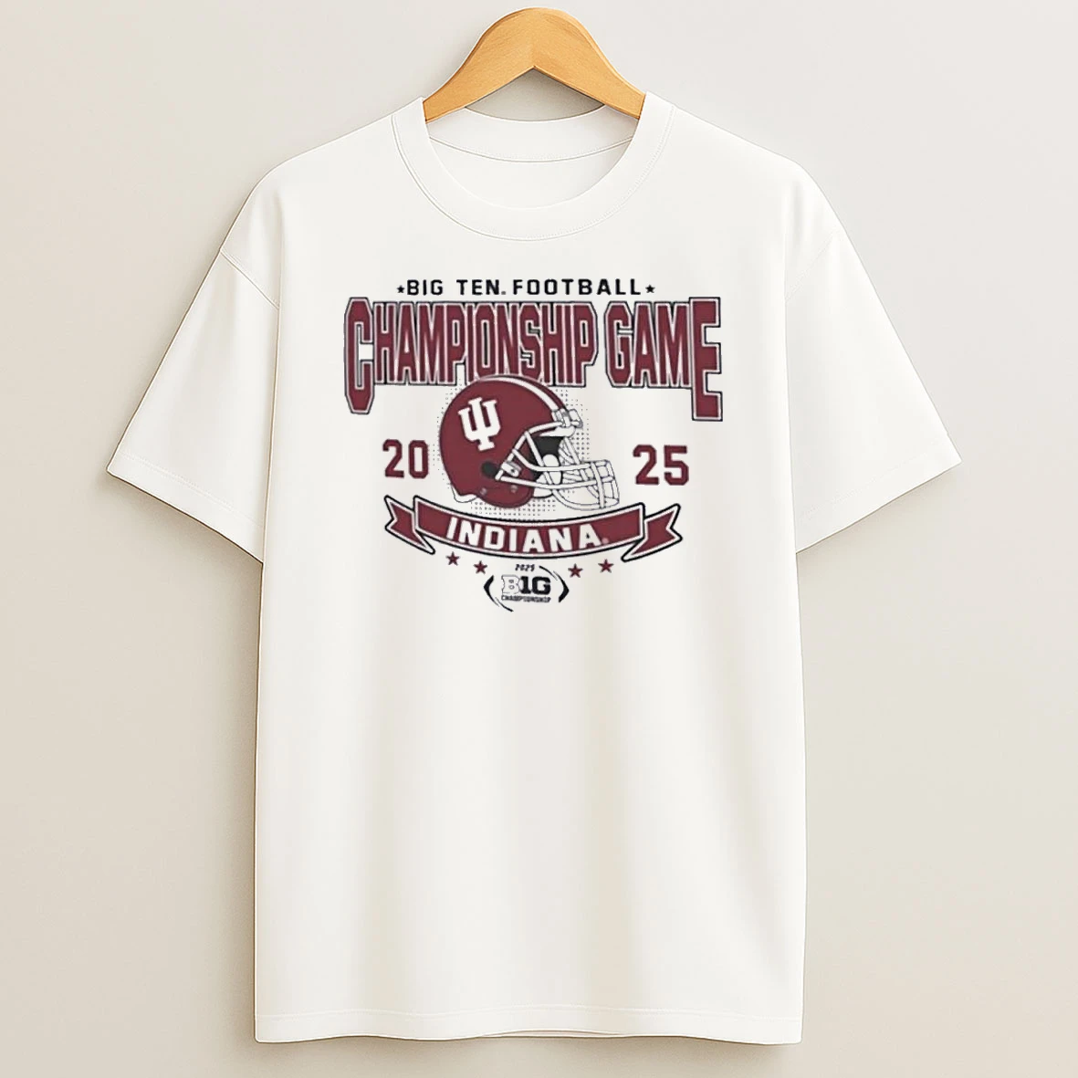 Indiana Hoosiers Big 10 Football Championship Game Helmet Shirts