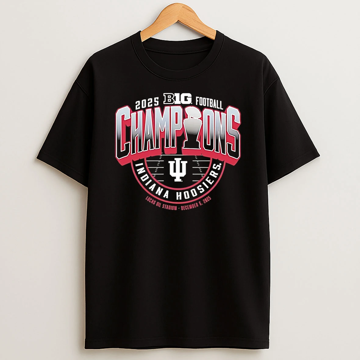 Indiana Hoosiers Big Ten Champions Locker Room 2025 Shirts