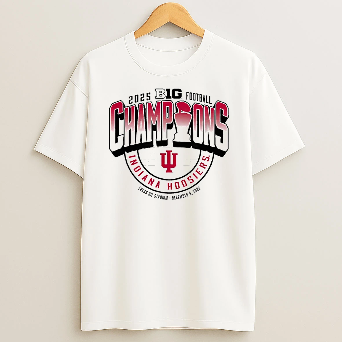 Indiana Hoosiers Big Ten Champs 2025 Football Locker Room Shirts
