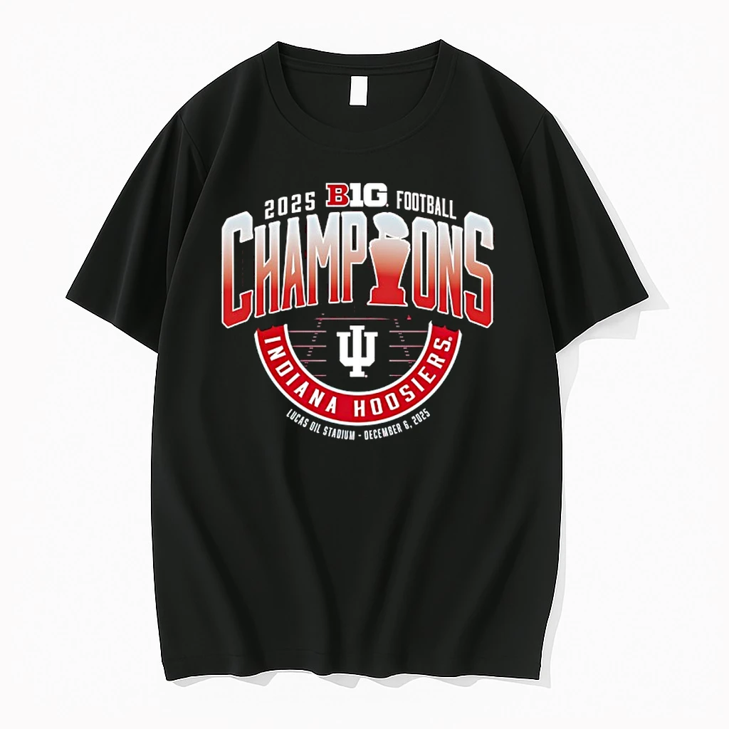 Indiana Hoosiers Big Ten Football Champions 2025 Shirts