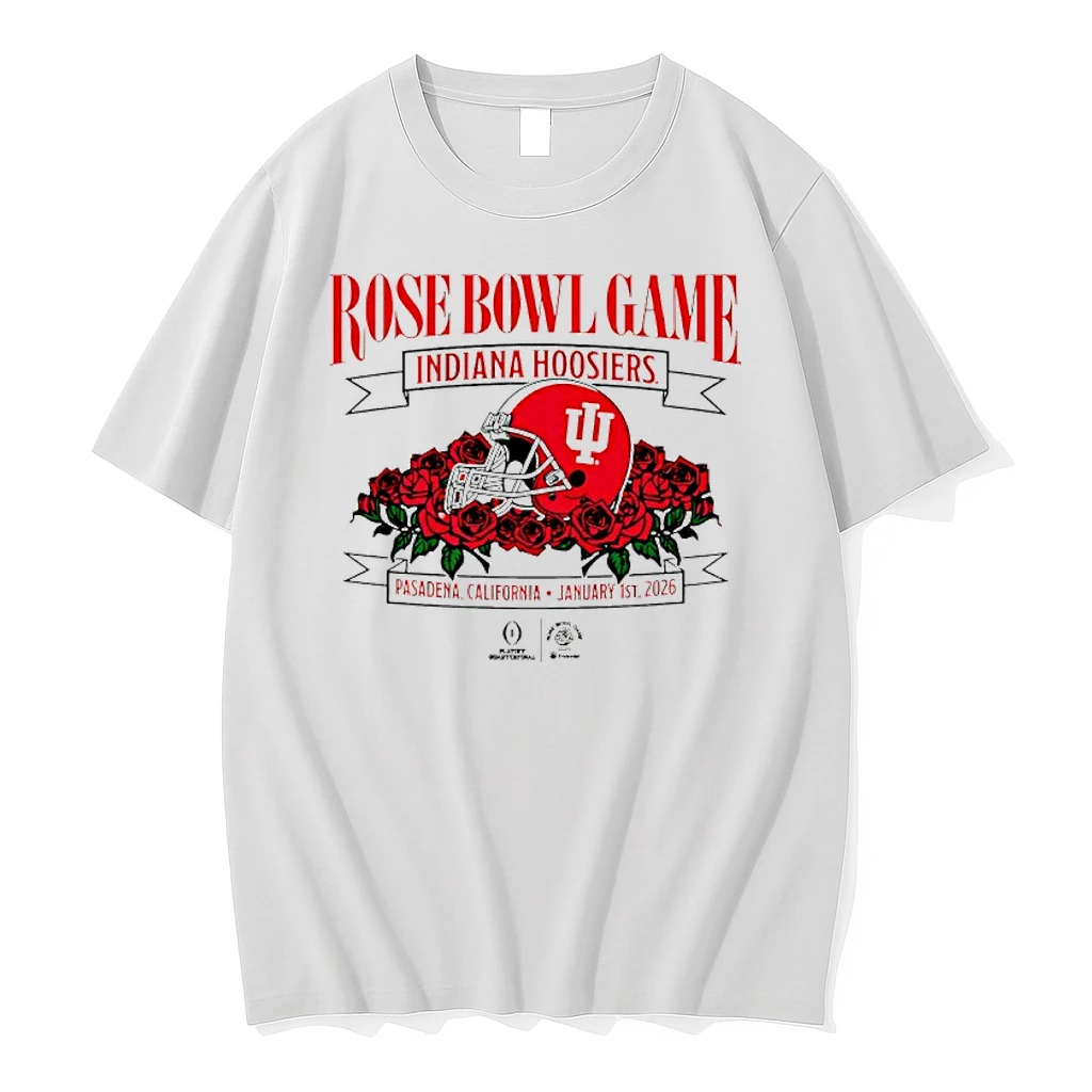 Indiana Hoosiers Cfp 2025 Rose Bowl Game Helmet Shirts