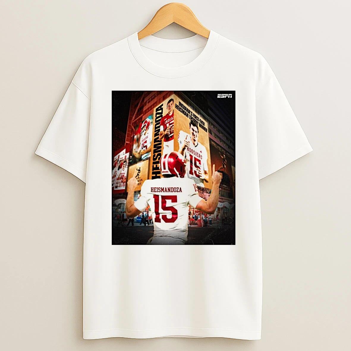 Indiana Hoosiers First Ever Fernando Mendoza 2025 Heisman Trophy Winner Shirts