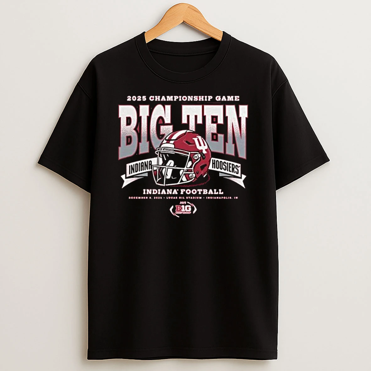 Indiana Hoosiers Football 2025 Big Ten Championship Bound Shirts