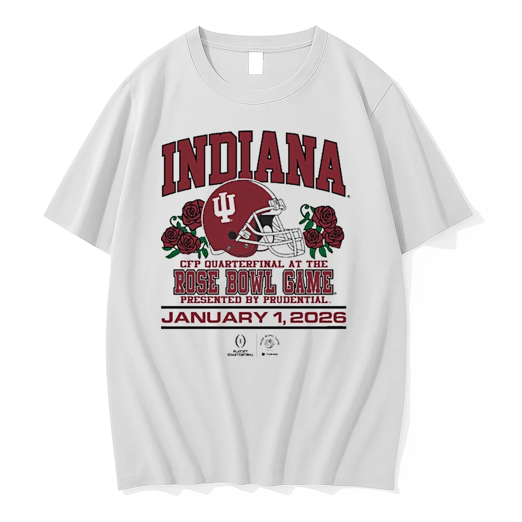 Indiana Hoosiers Football 2026 Cfp Quarterfinal At The Rose Bowl Game Presented By Prudential Jan 1 Helmet Shirts