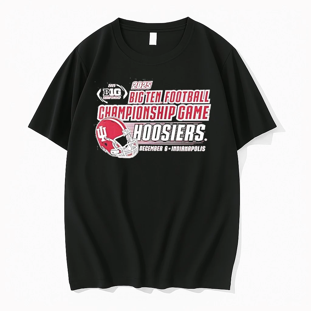 Indiana Hoosiers Football Big Ten Championship Game Helmet Dec 6 Shirts
